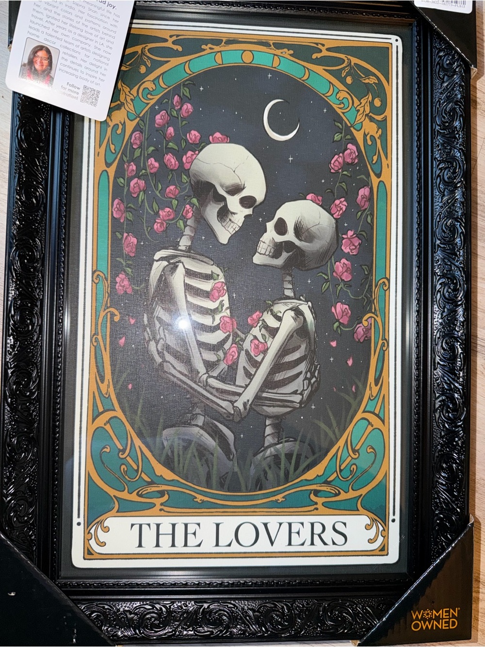 Sapna Shah The Lovers Framed Wall Hanging Skeleton Picture